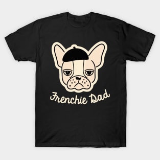 Frenchie Dad Bulldog Vintage Dog Owner Frenchie Dog Father T-Shirt